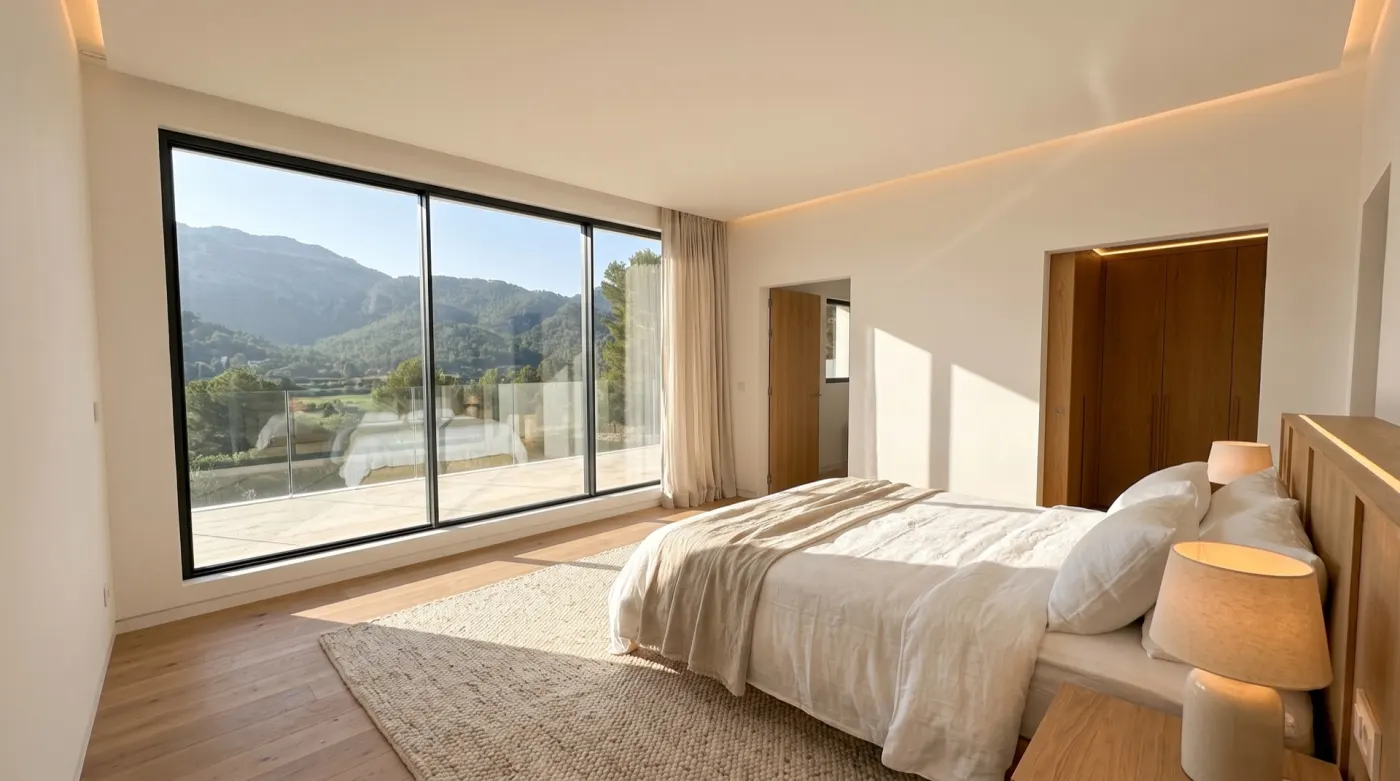 Dormitorio principal con terraza